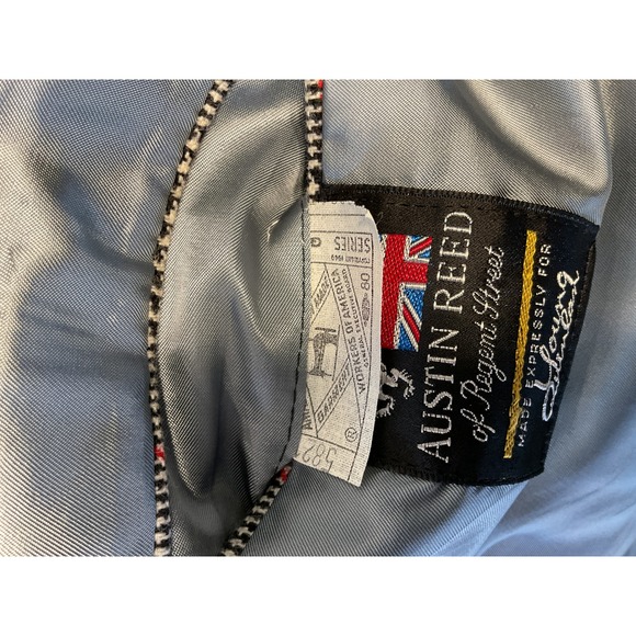 Red and Houndstooth Plaid Wool Suit Set - Picture 9 of 15